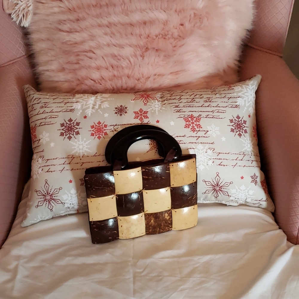 Wood purse